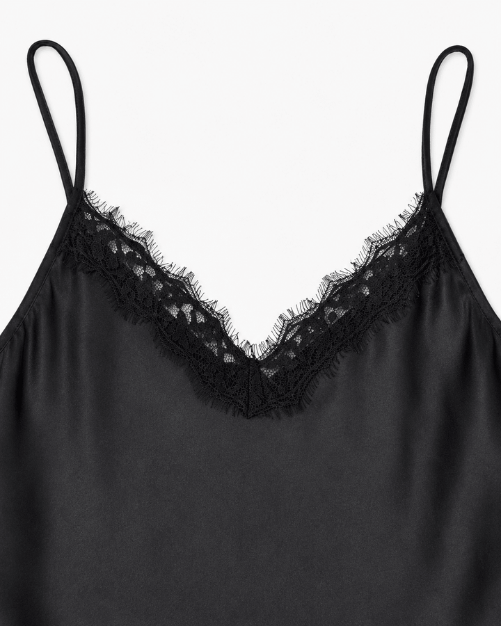 Lace Trim Slip Maxi Dress - Must Boutique