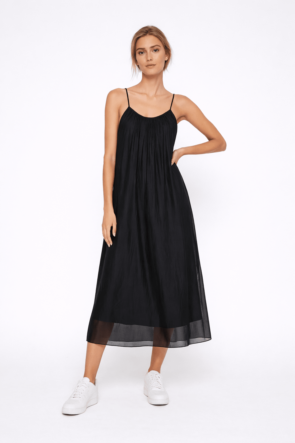 Lara Silk Midi Dress - Must Boutique