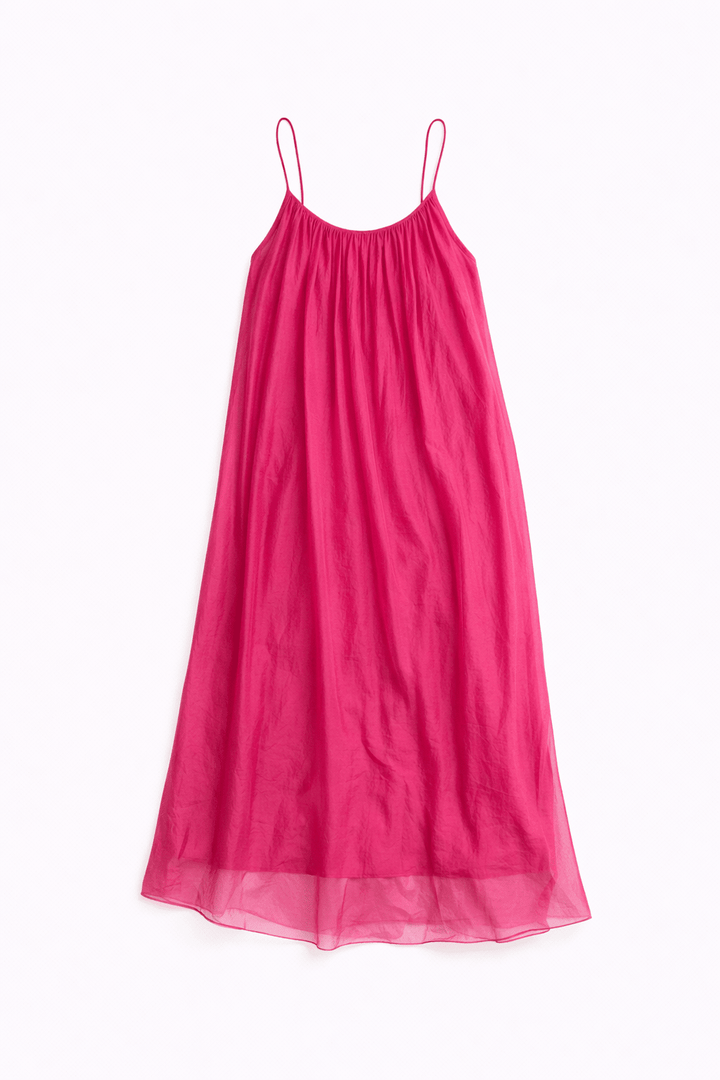 Lara Silk Midi Dress - Must Boutique