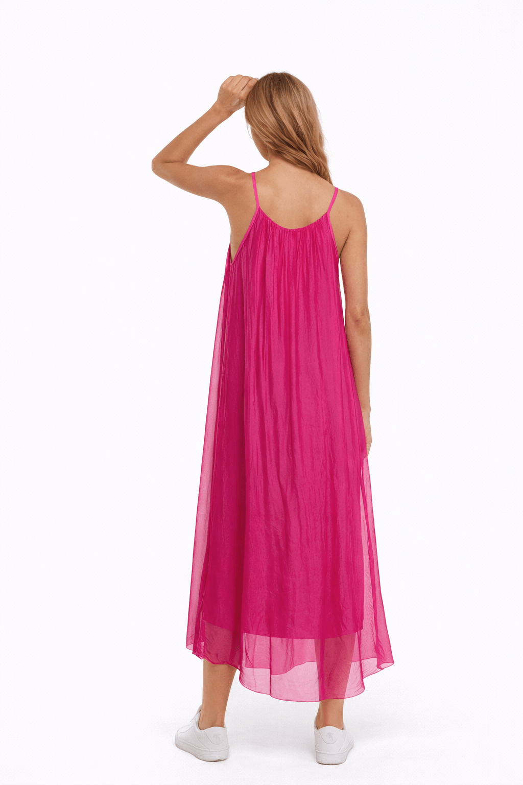 Lara Silk Midi Dress - Must Boutique