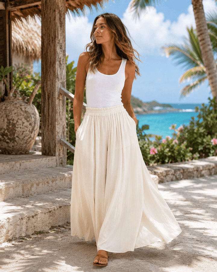 Leonie Palazzo Pants - Must Boutique