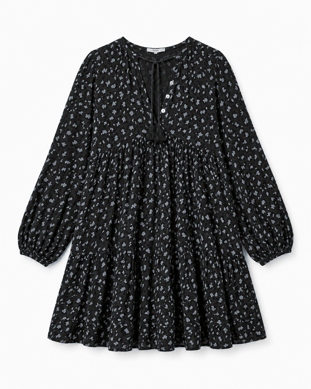 Leopard Print Babydoll Dress - Must Boutique