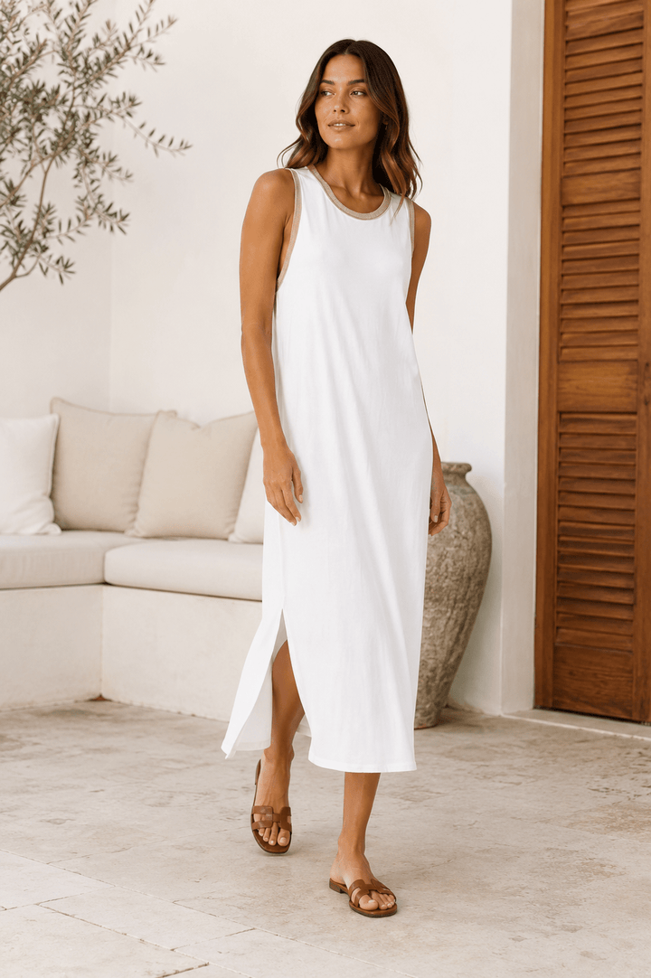 Lina Satin Midi Dress - Must Boutique