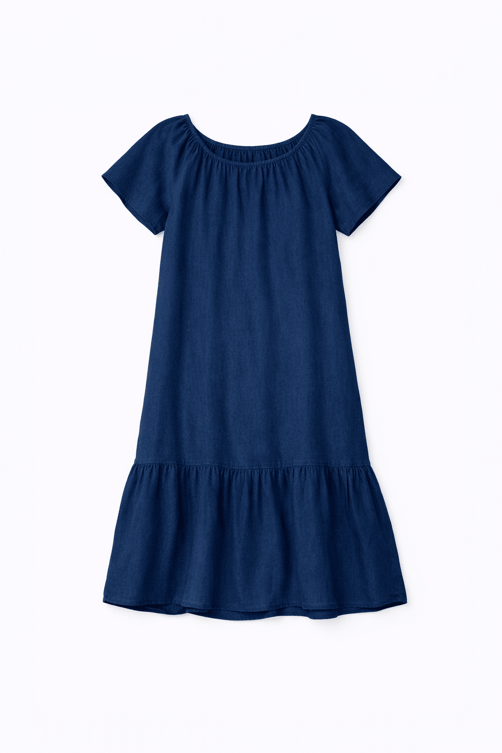 Linen Blend Tiered Midi Dress - Must Boutique
