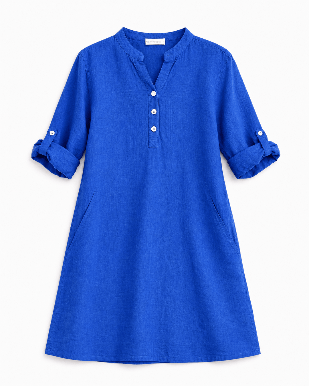 Linen Button - Front Shirt Dress - Must Boutique
