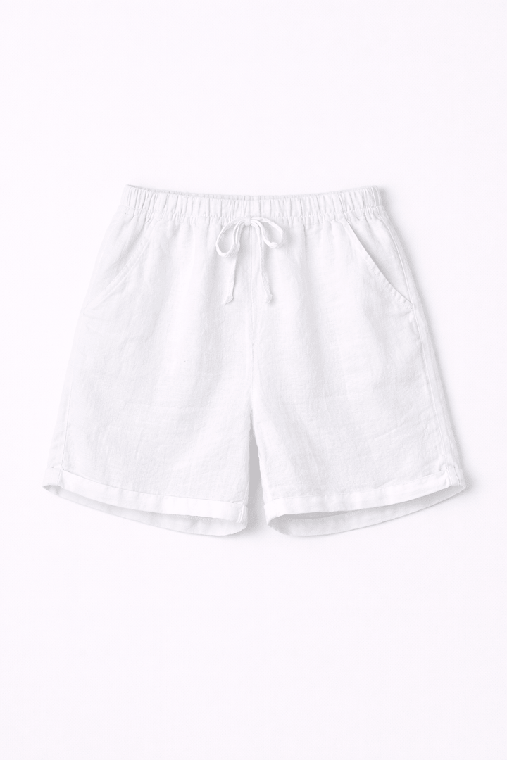 Linen Drawstring Shorts - Must Boutique