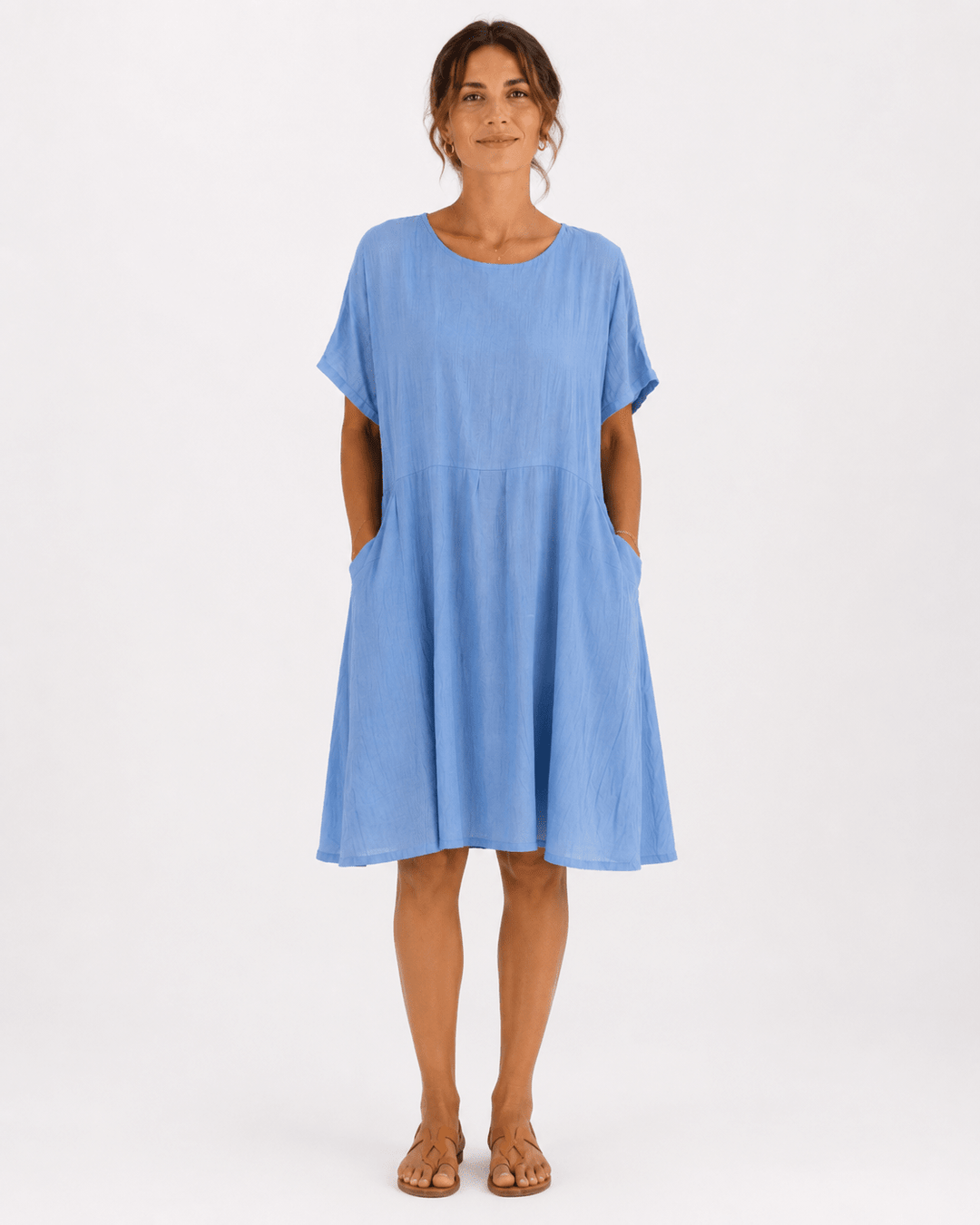 Luce Relaxed Pocket Dress - Must Boutique