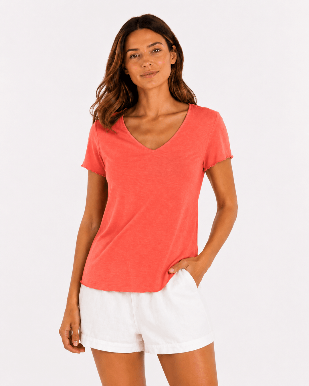 Luna Silver Thread Tee - Must Boutique
