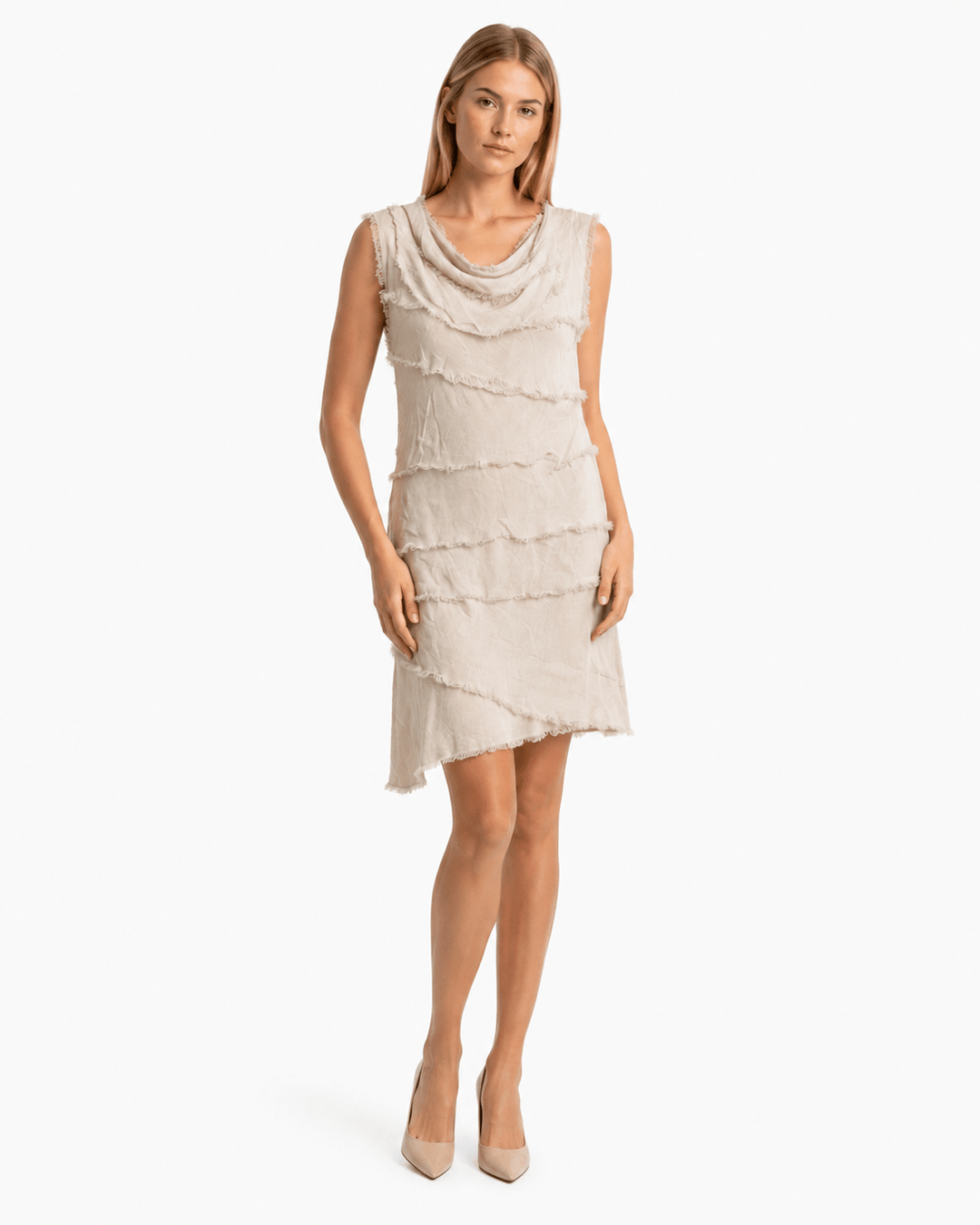 Lysandre Silk layered dress - Must Boutique