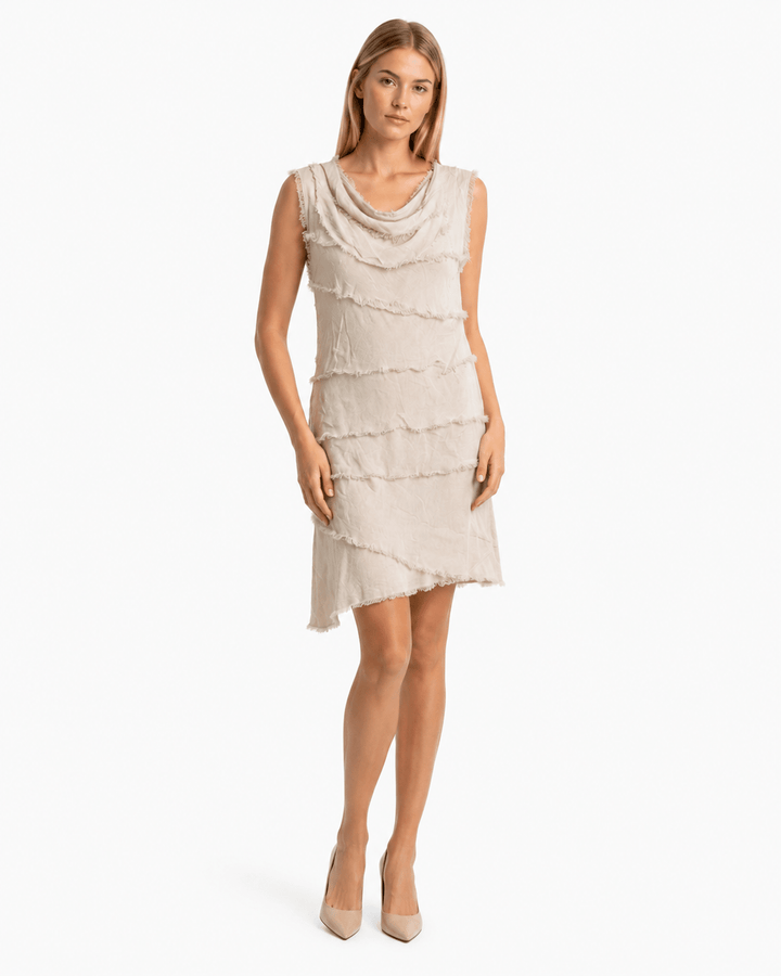 Lysandre Silk layered dress - Must Boutique