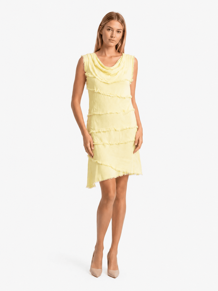 Lysandre Silk layered dress - Must Boutique