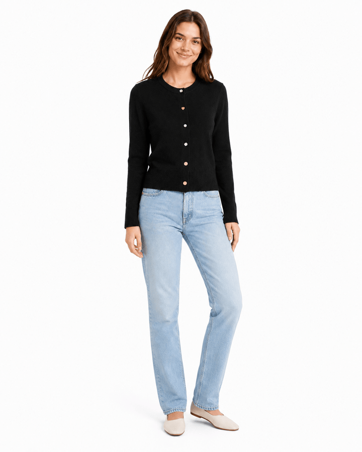 Madison Charms Button Cardigan - Must Boutique