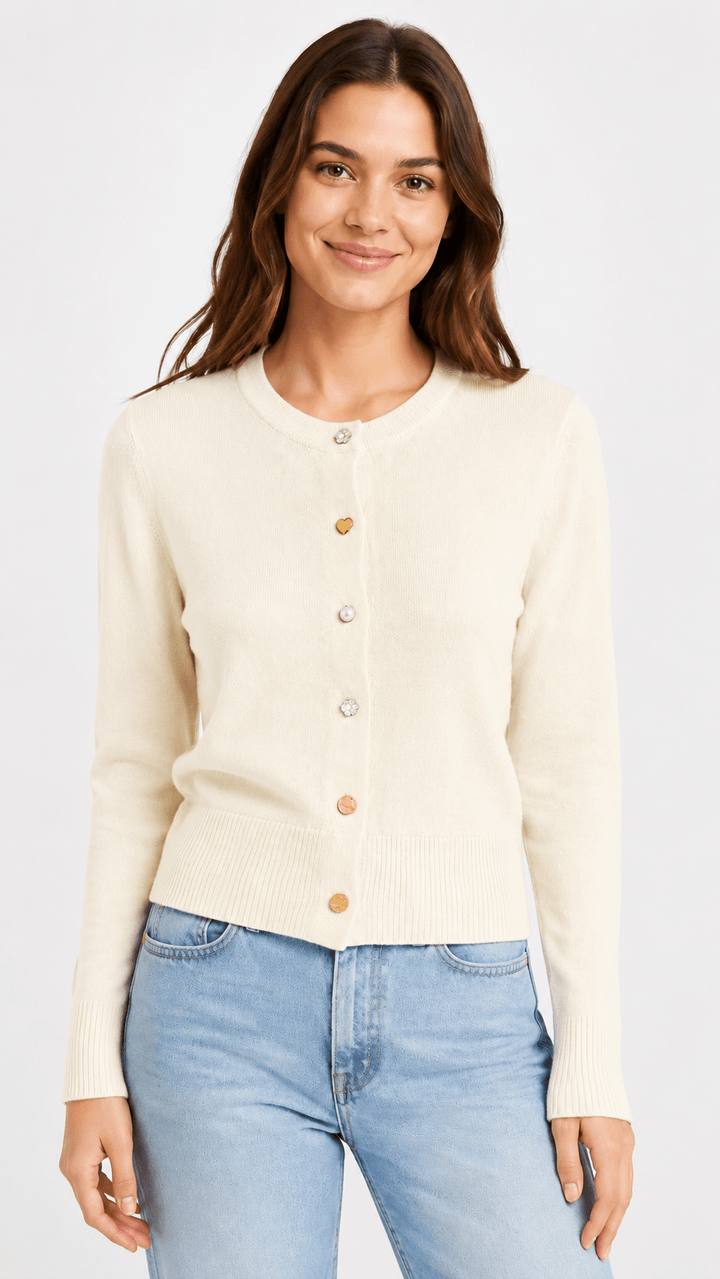 Madison Charms Button Cardigan - Must Boutique