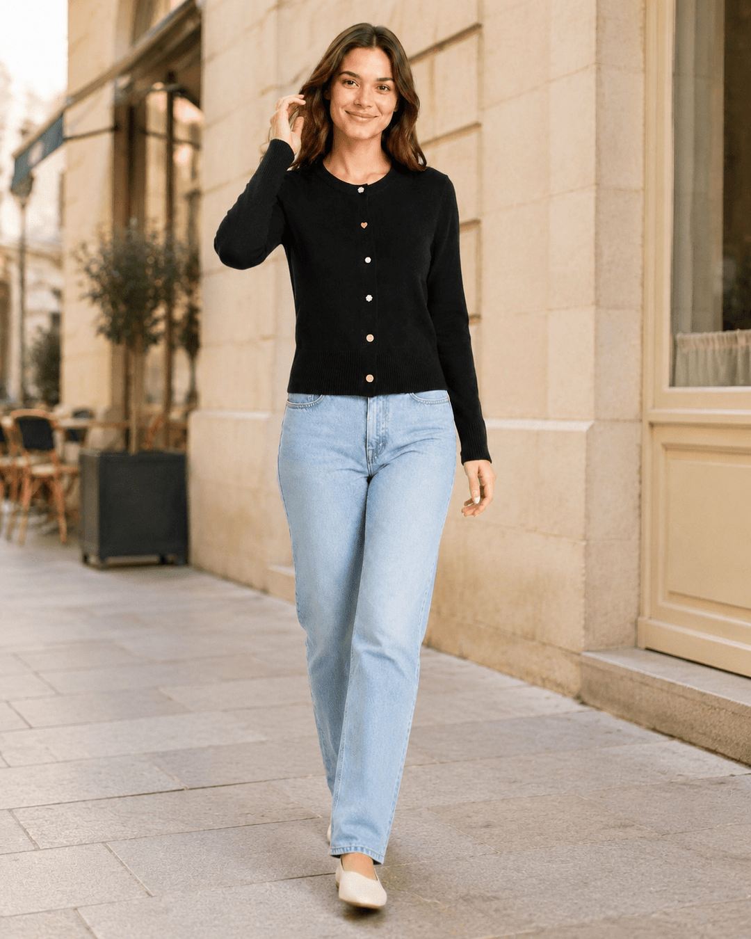 Madison Charms Button Cardigan - Must Boutique