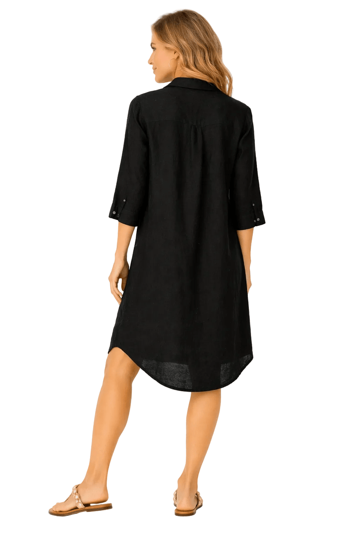 Maeve long shirt dress with rolled up sleeves - Must Boutique