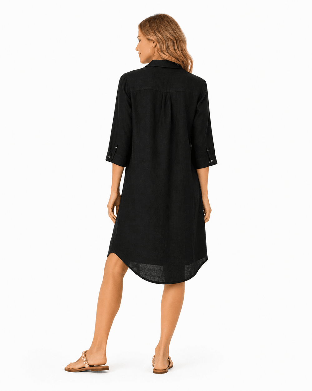 Maeve long shirt dress with rolled up sleeves - Must Boutique