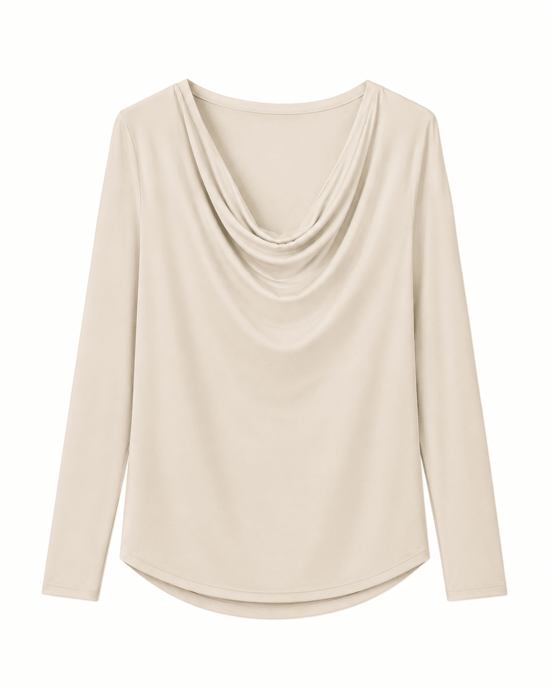 Marilyn Sateen Cowl Neck Top - Must Boutique