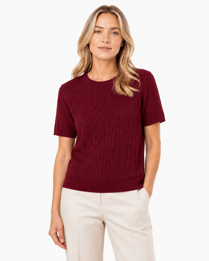 Marine Cable knit Top - Must Boutique