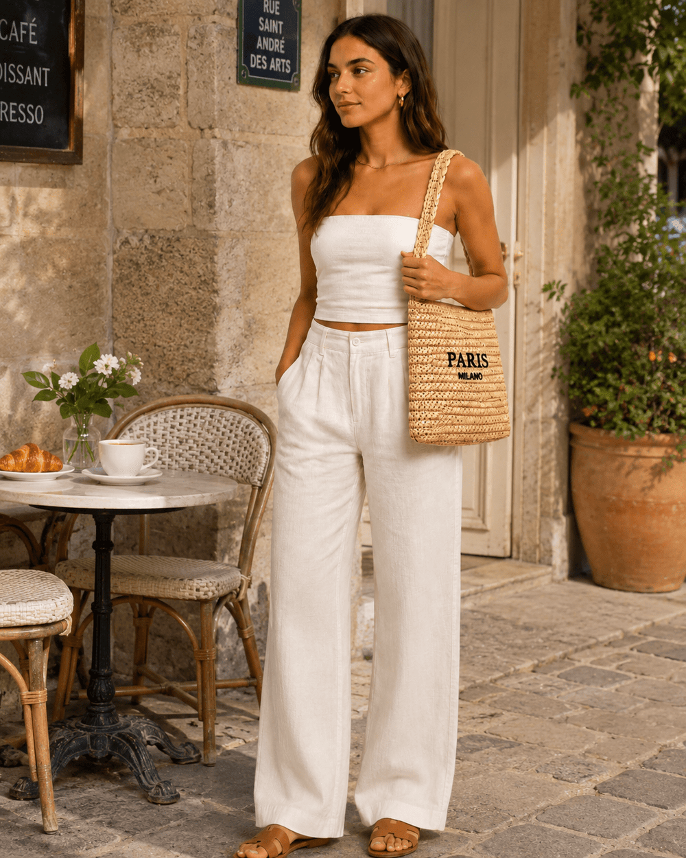 Marion Medium Straw Bag - Must Boutique