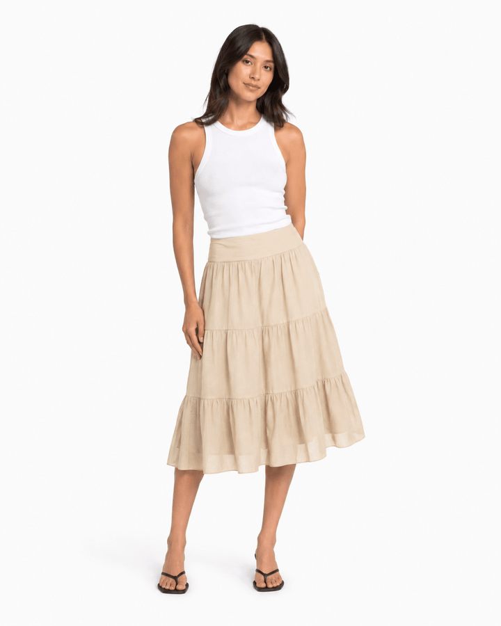 Marla Cotton Gauze Skirt - Must Boutique