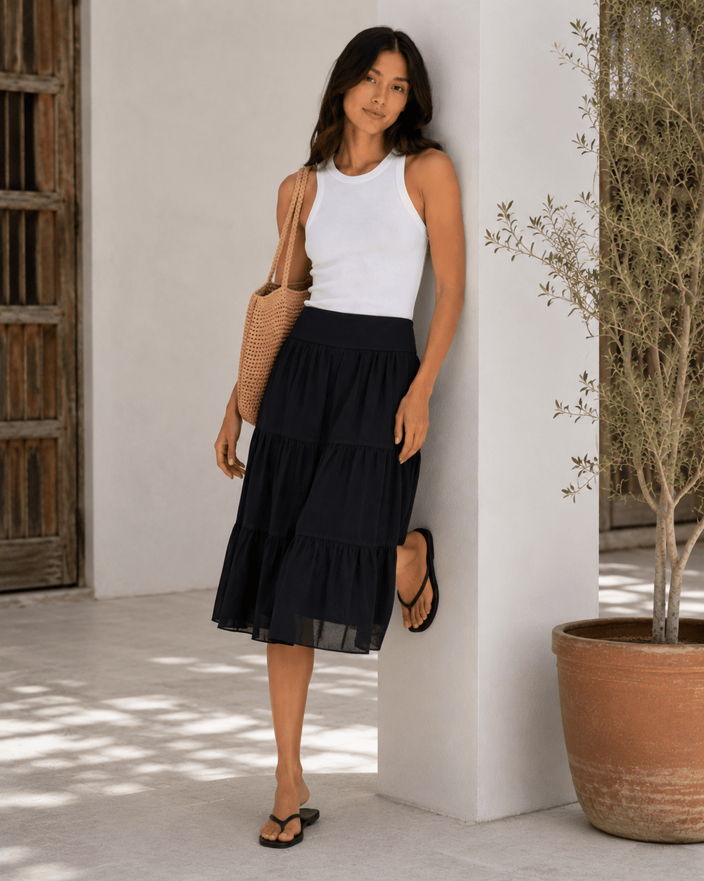 Marla Cotton Gauze Skirt - Must Boutique