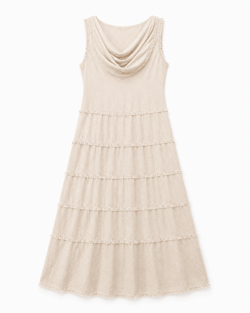 Maxi Dress with Silk Pannels - Must Boutique