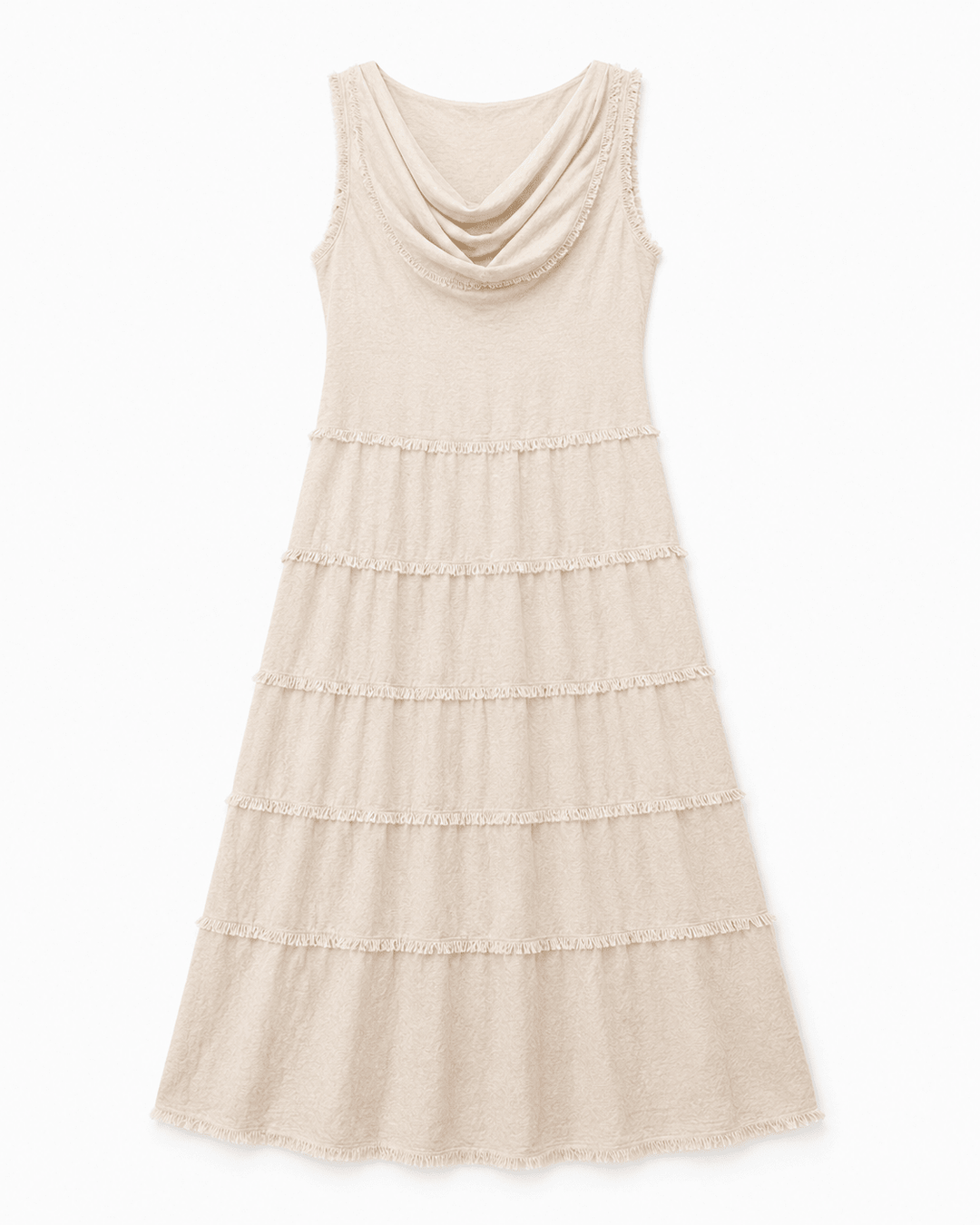 Maxi Dress with Silk Pannels - Must Boutique
