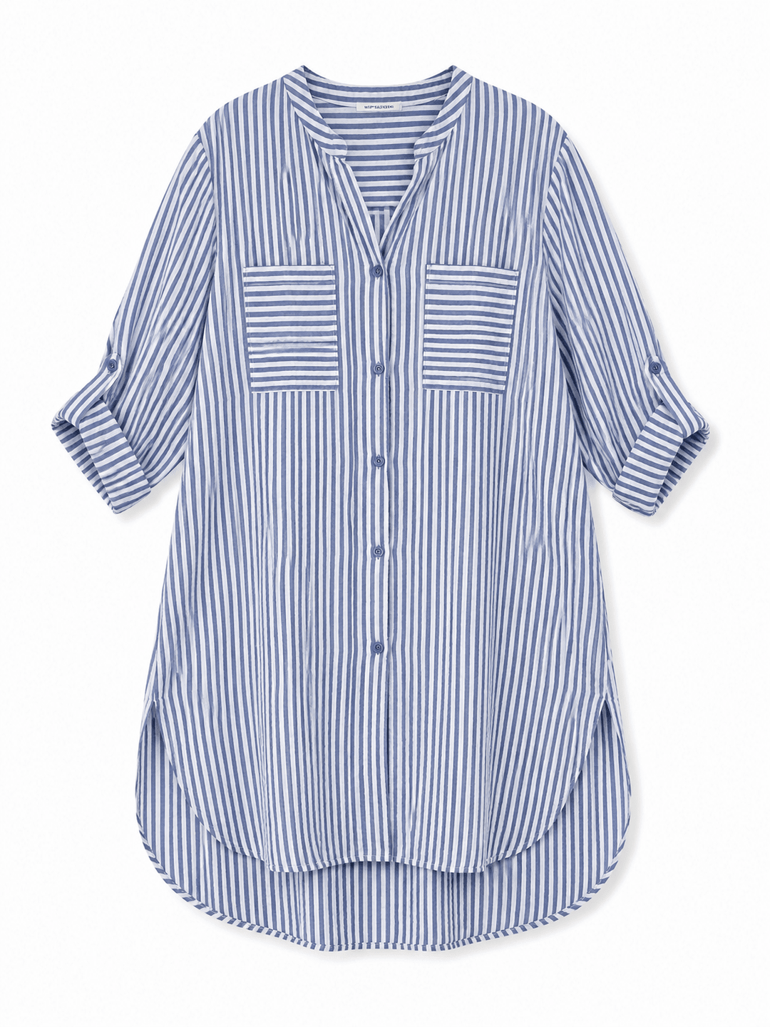 Maxine Striped Shirt Dress - Must Boutique