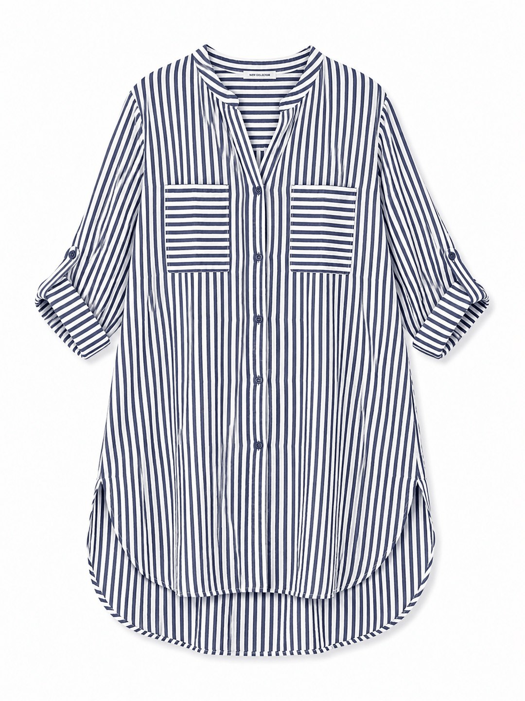 Maxine Striped Shirt Dress - Must Boutique