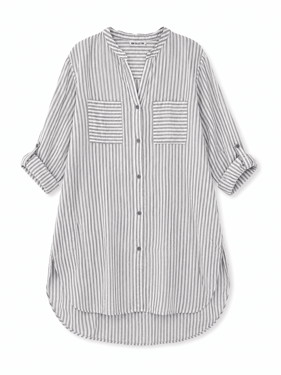 Maxine Striped Shirt Dress - Must Boutique