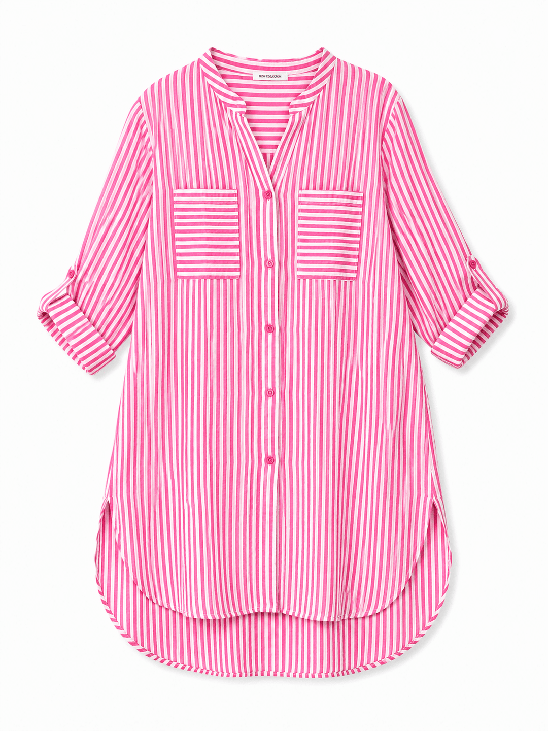 Maxine Striped Shirt Dress - Must Boutique