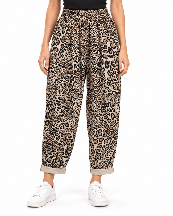 Micaela Leopard Ballons Pants - Must Boutique