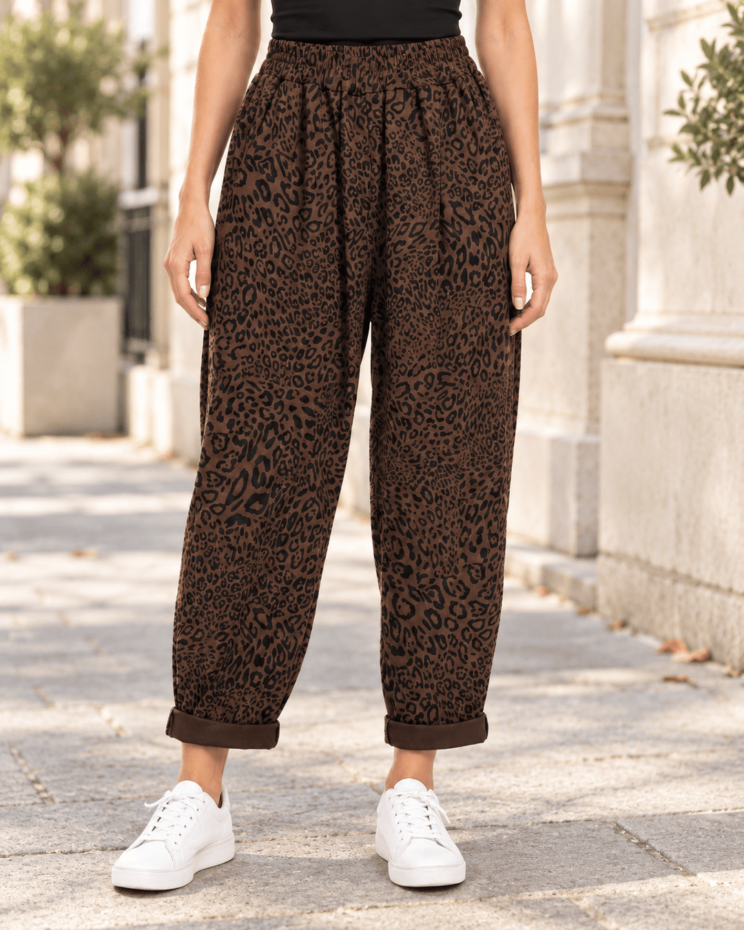 Micaela Leopard Ballons Pants - Must Boutique
