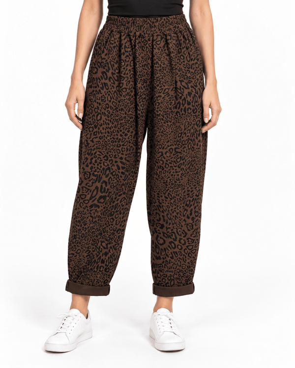 Micaela Leopard Ballons Pants - Must Boutique