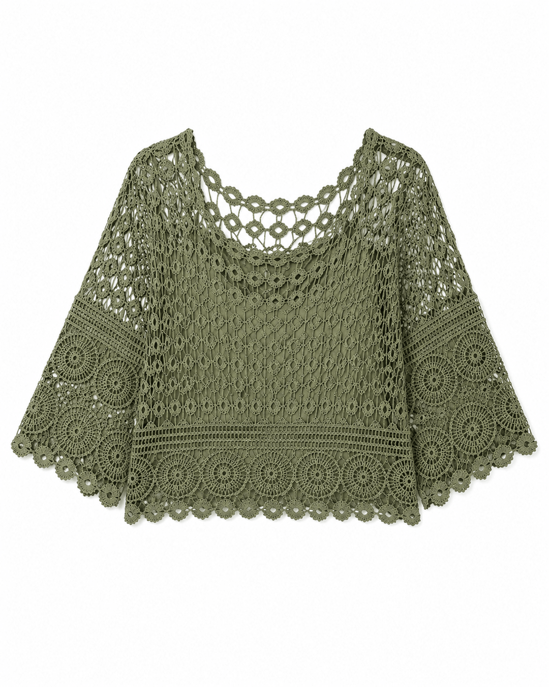 Milana Lined crochet top - Must Boutique