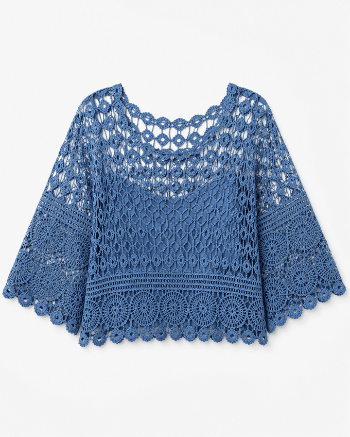 Milana Lined crochet top - Must Boutique