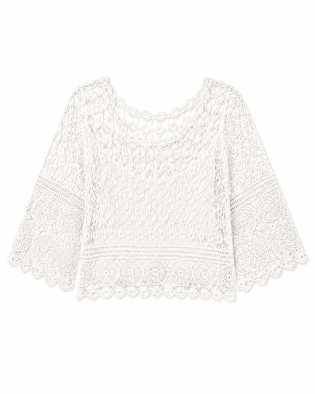 Milana Lined crochet top - Must Boutique