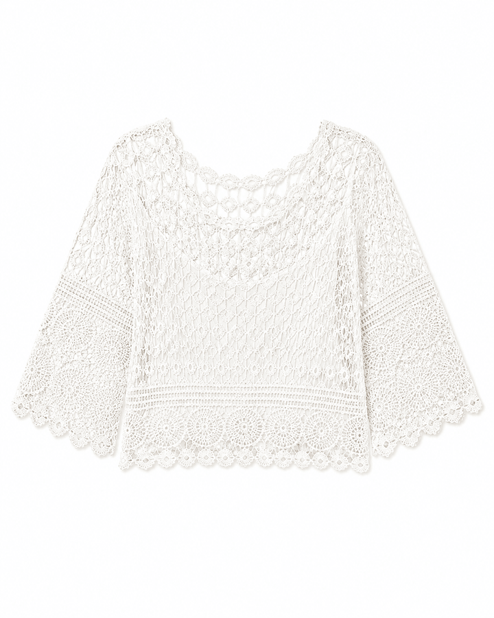 Milana Lined crochet top - Must Boutique