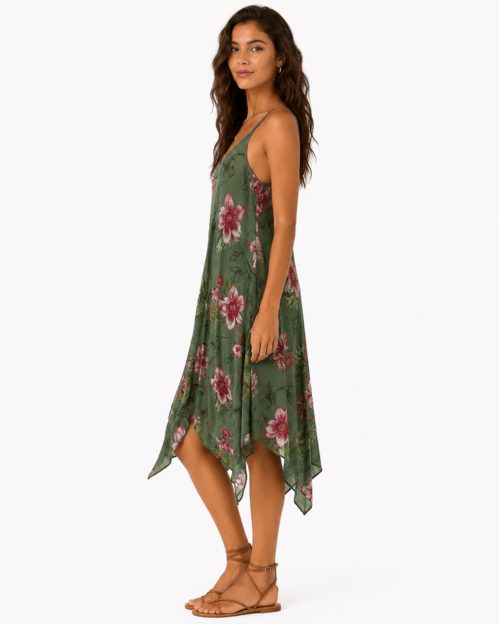 Mona Woven Floral dress - Must Boutique