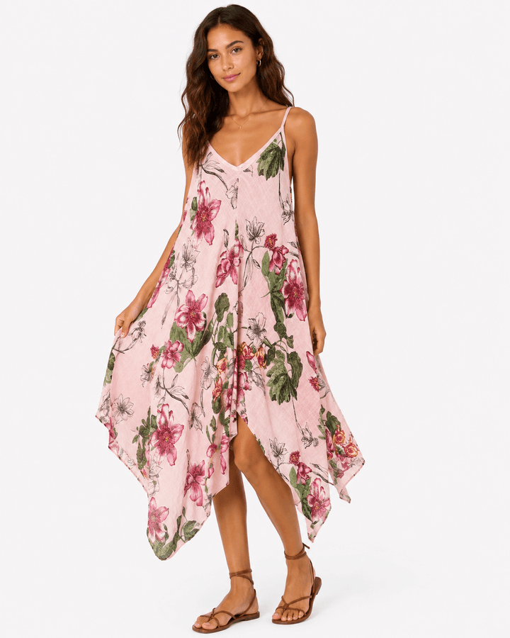 Mona Woven Floral dress - Must Boutique