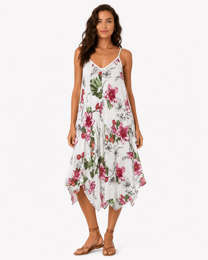Mona Woven Floral dress - Must Boutique