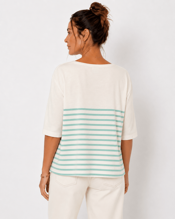 Monday Stripe Knit Tee - Must Boutique