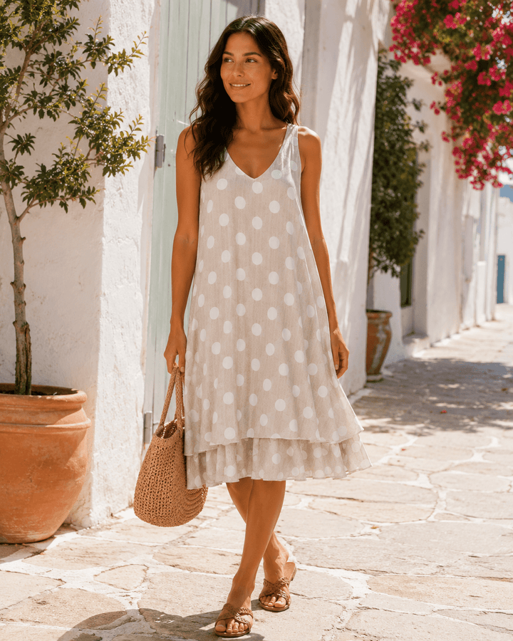 Morena A - line polka dot - Must Boutique