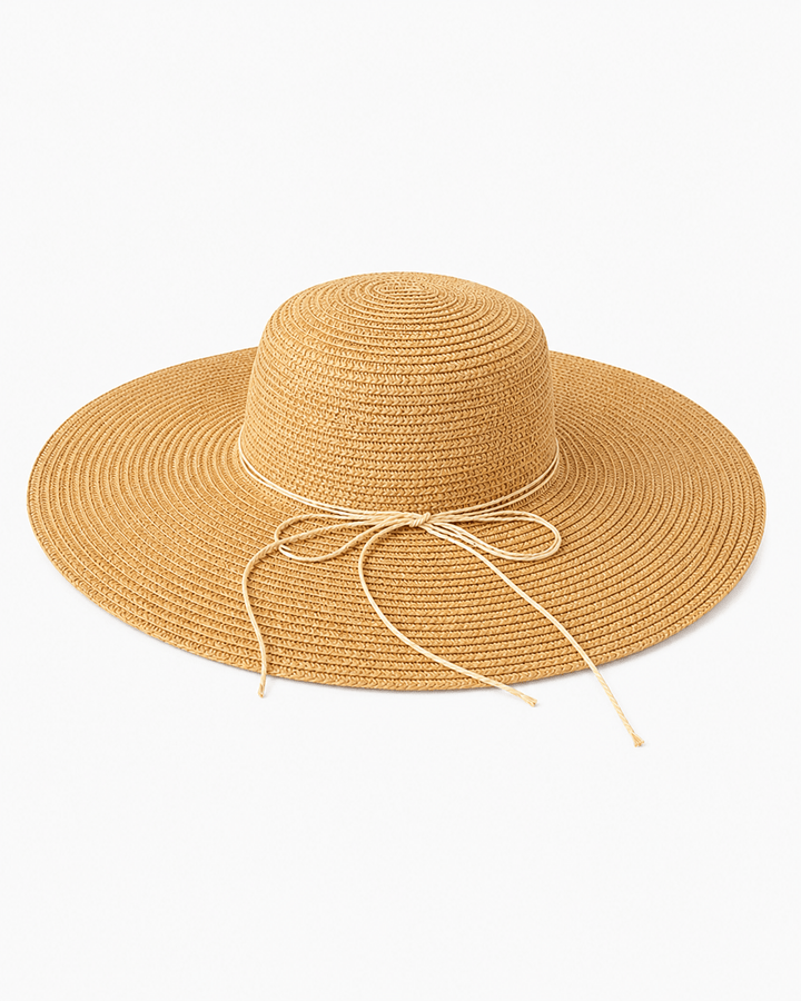 Natural Straw Wide - Brim Sun Hat - Must Boutique