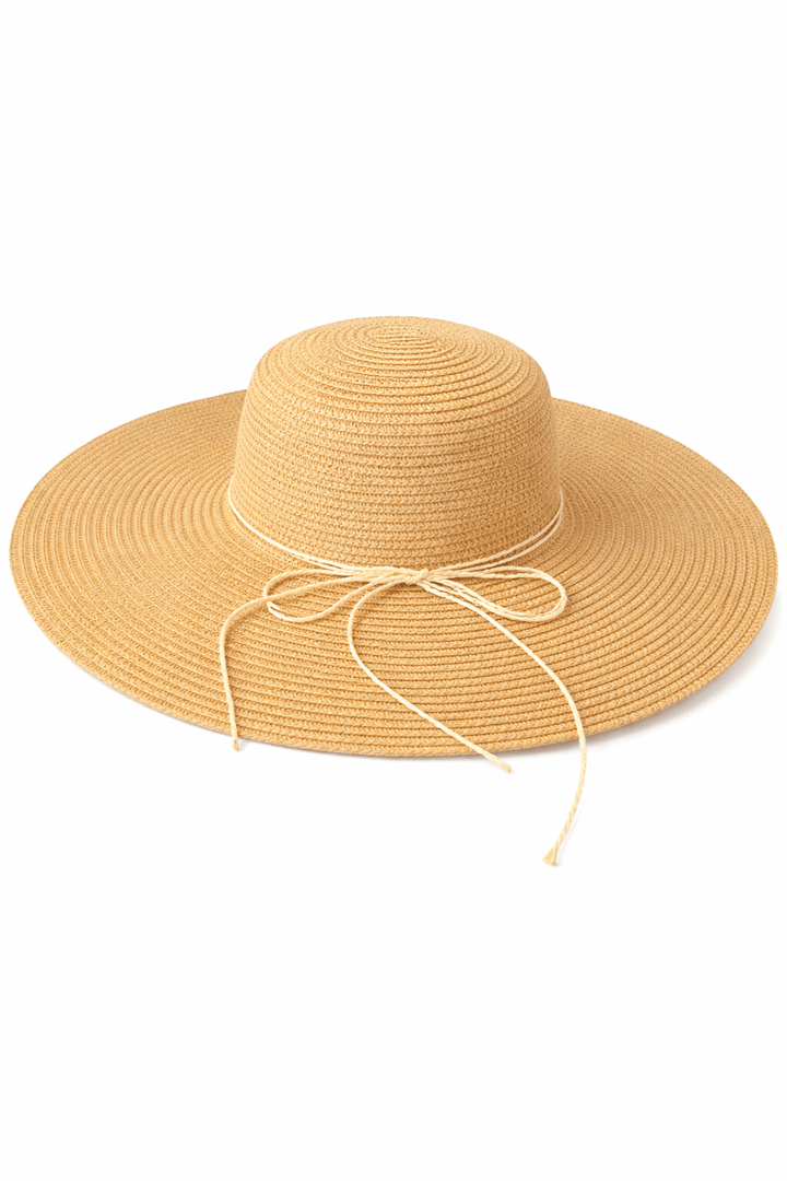 Natural Straw Wide - Brim Sun Hat - Must Boutique