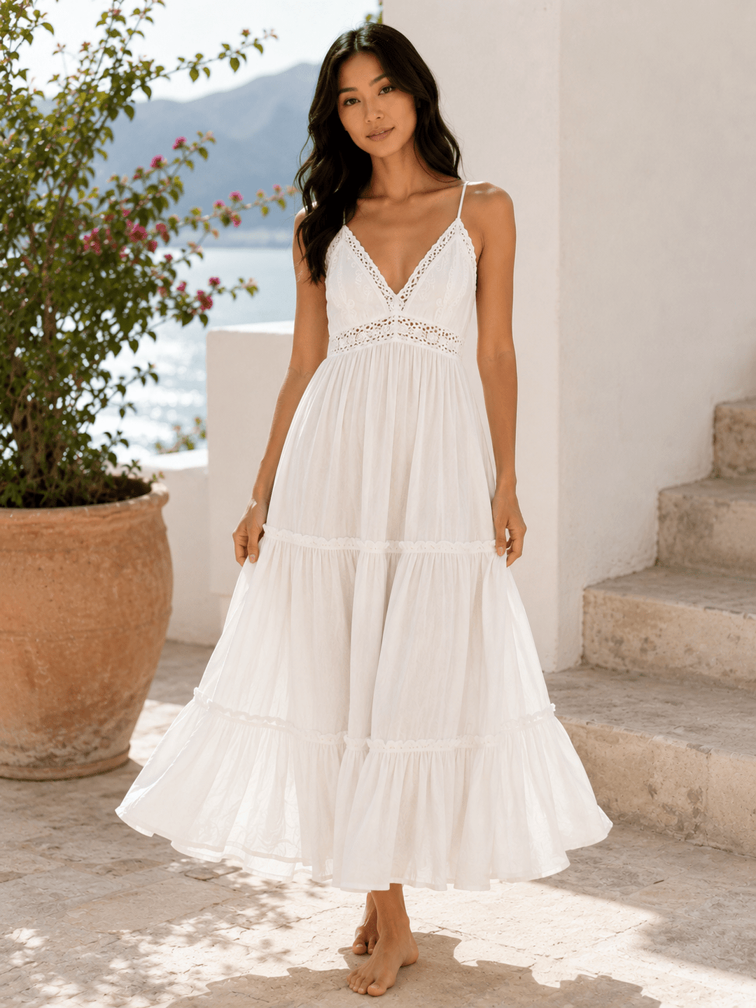 Noé Open Back Midi Dress - Must Boutique