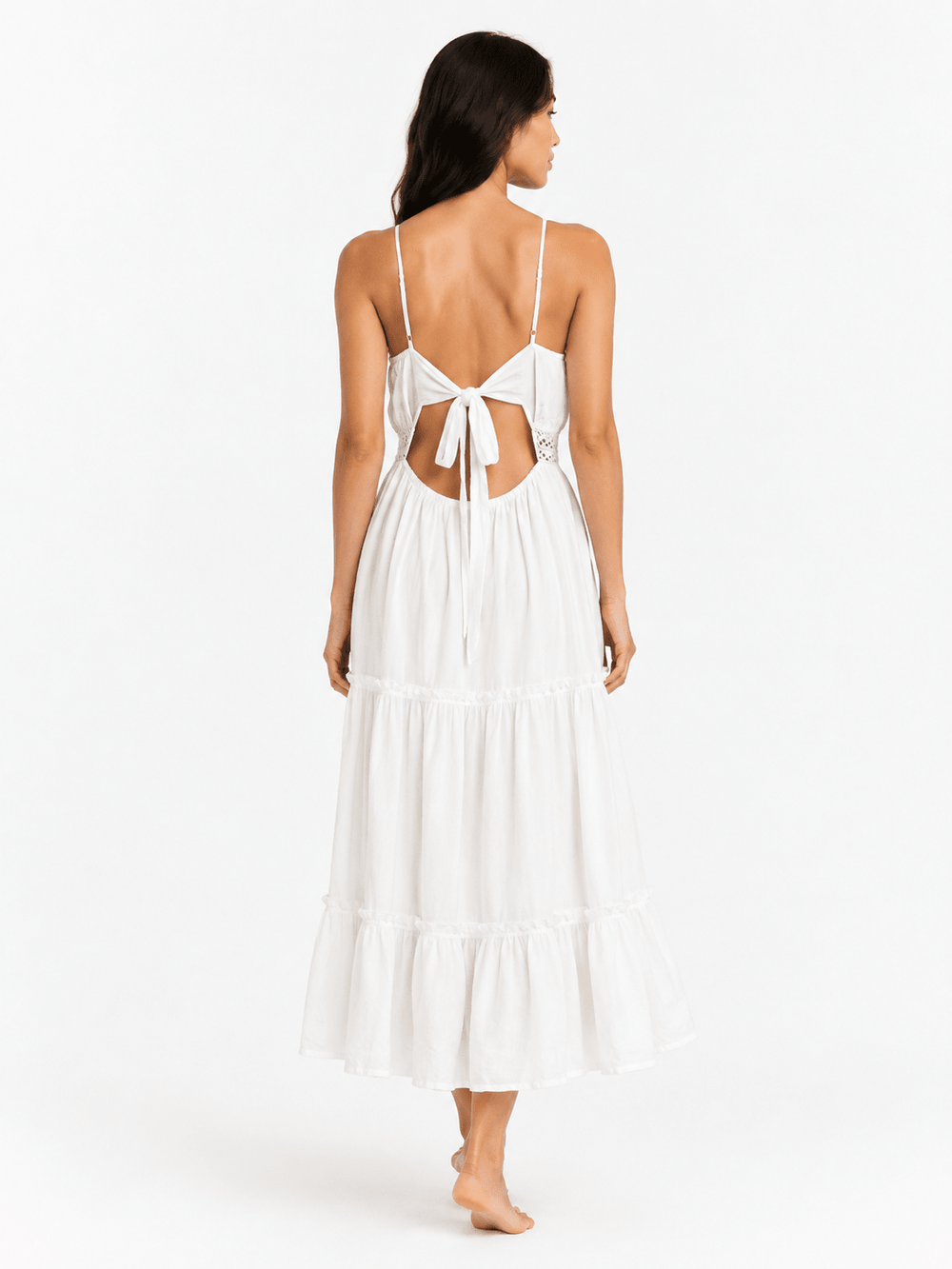 Noé Open Back Midi Dress - Must Boutique