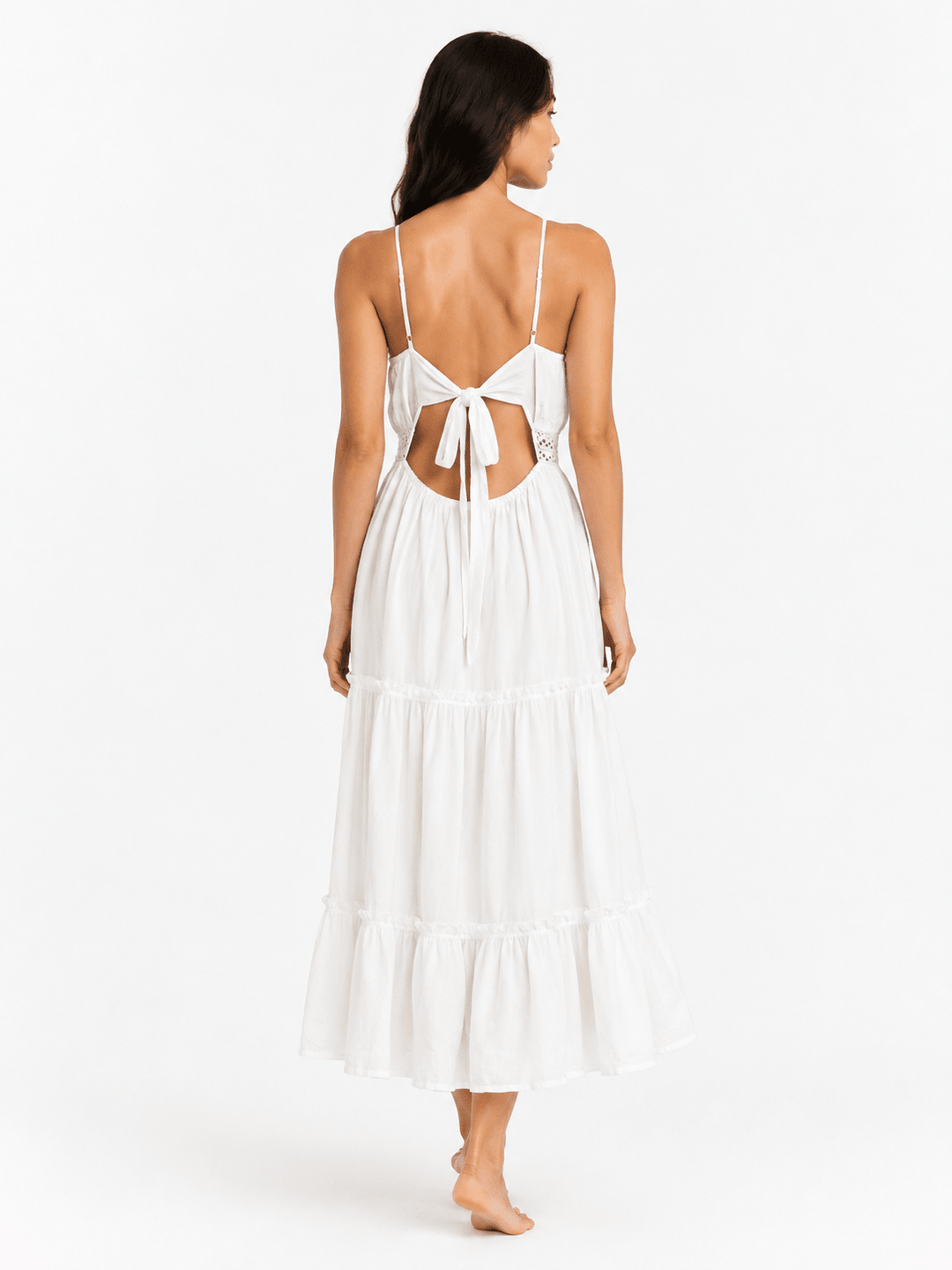 Noé Open Back Midi Dress - Must Boutique
