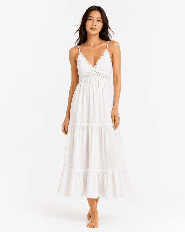 Noé Open Back Midi Dress - Must Boutique