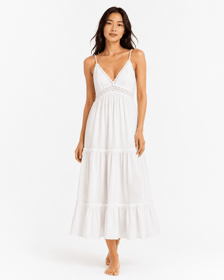 Noé Open Back Midi Dress - Must Boutique